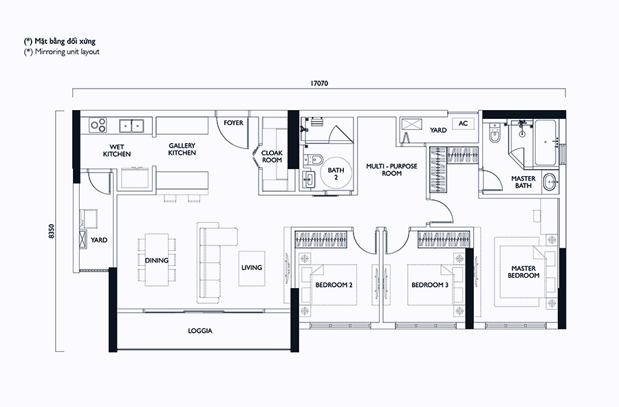 Layout 3PN Lumi Elite