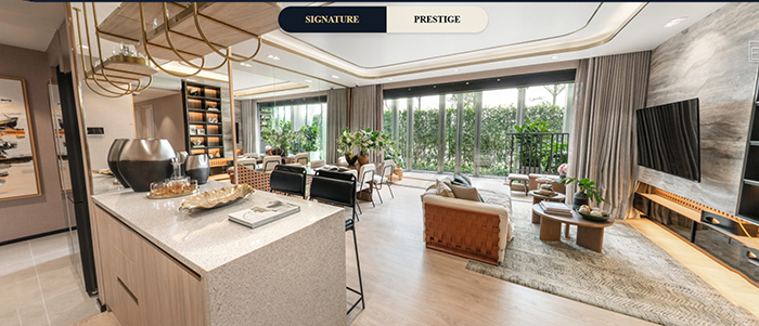 Nhà mẫu 3PN 117m² phân khu Signature