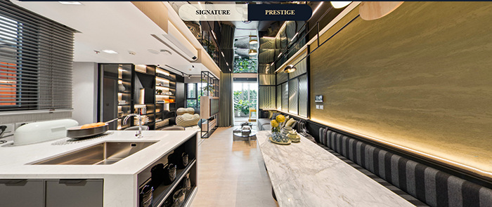 Nhà mẫu 2PN phân khu Lumi Prestige