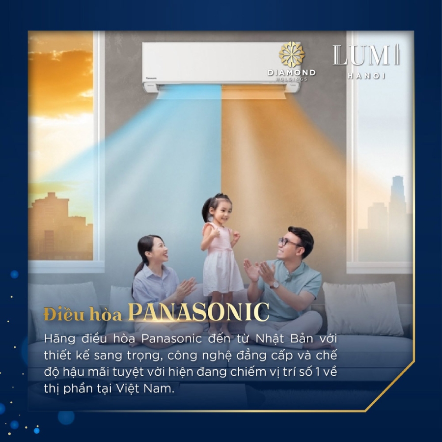 Hệ thống điều hòa 2 chiều lắp đặt sẵn